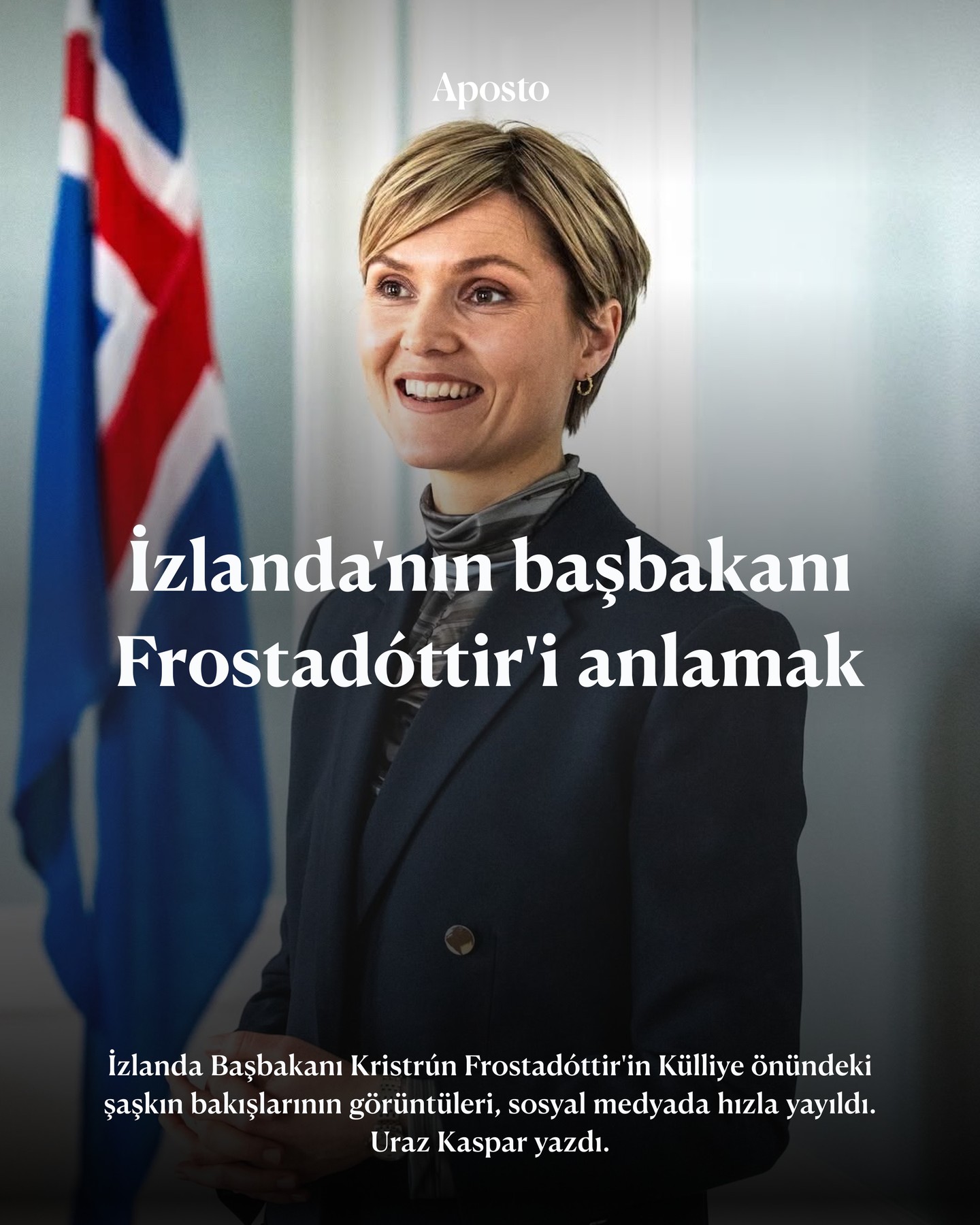 Ankara'daki NATO zirvesinde İzlanda Başbakanı Kristrún Frostadóttir'in Külliye…