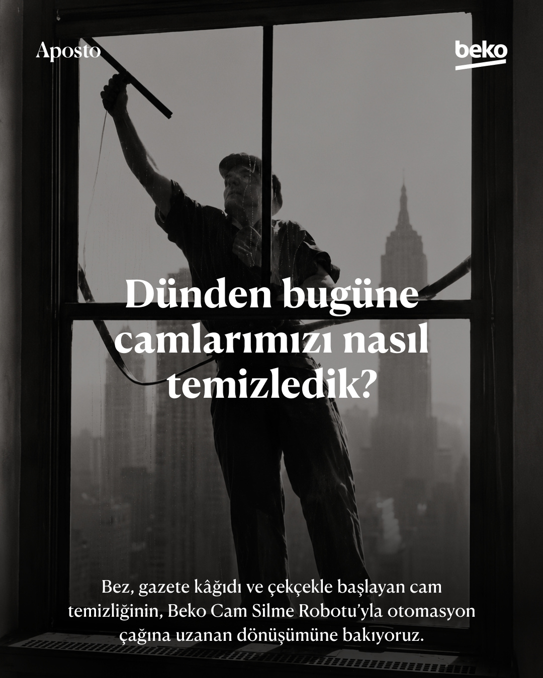 Cam temizliği, yıllar boyunca bezden gazete kâğıdına, çekçekten mikrofiber bezl…