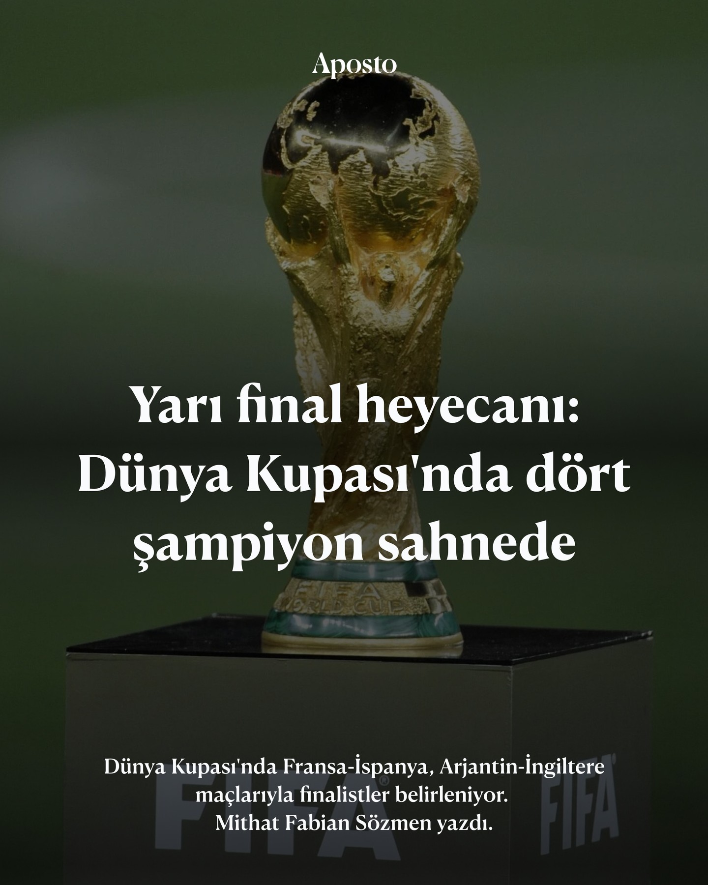 Dünya Kupası'nda Fransa-İspanya, Arjantin-İngiltere maçlarıyla finalistler beli…