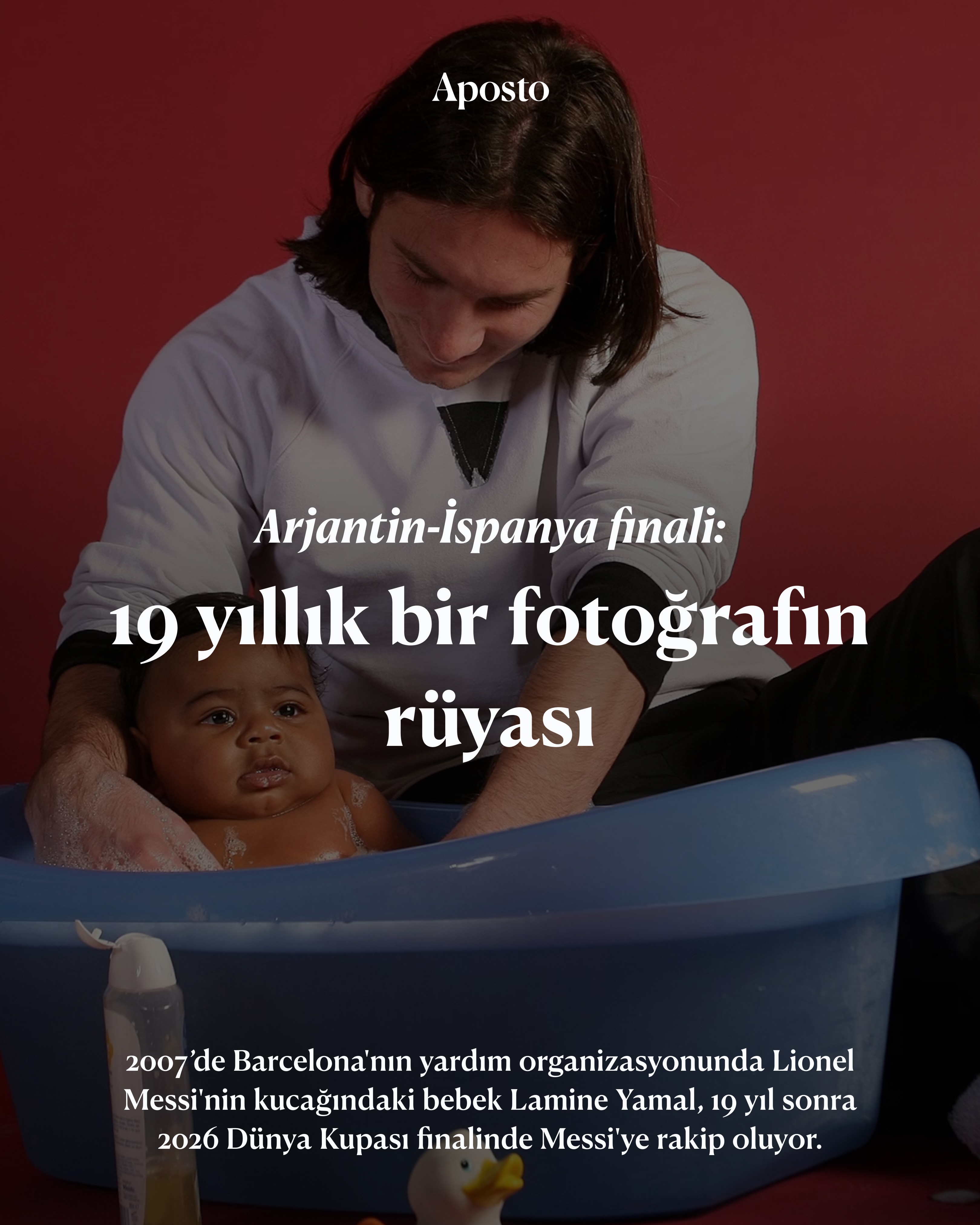 Yarın akşam yeşil sahada sadece iki ülkenin değil, bir bebeklik fotoğrafında yo…