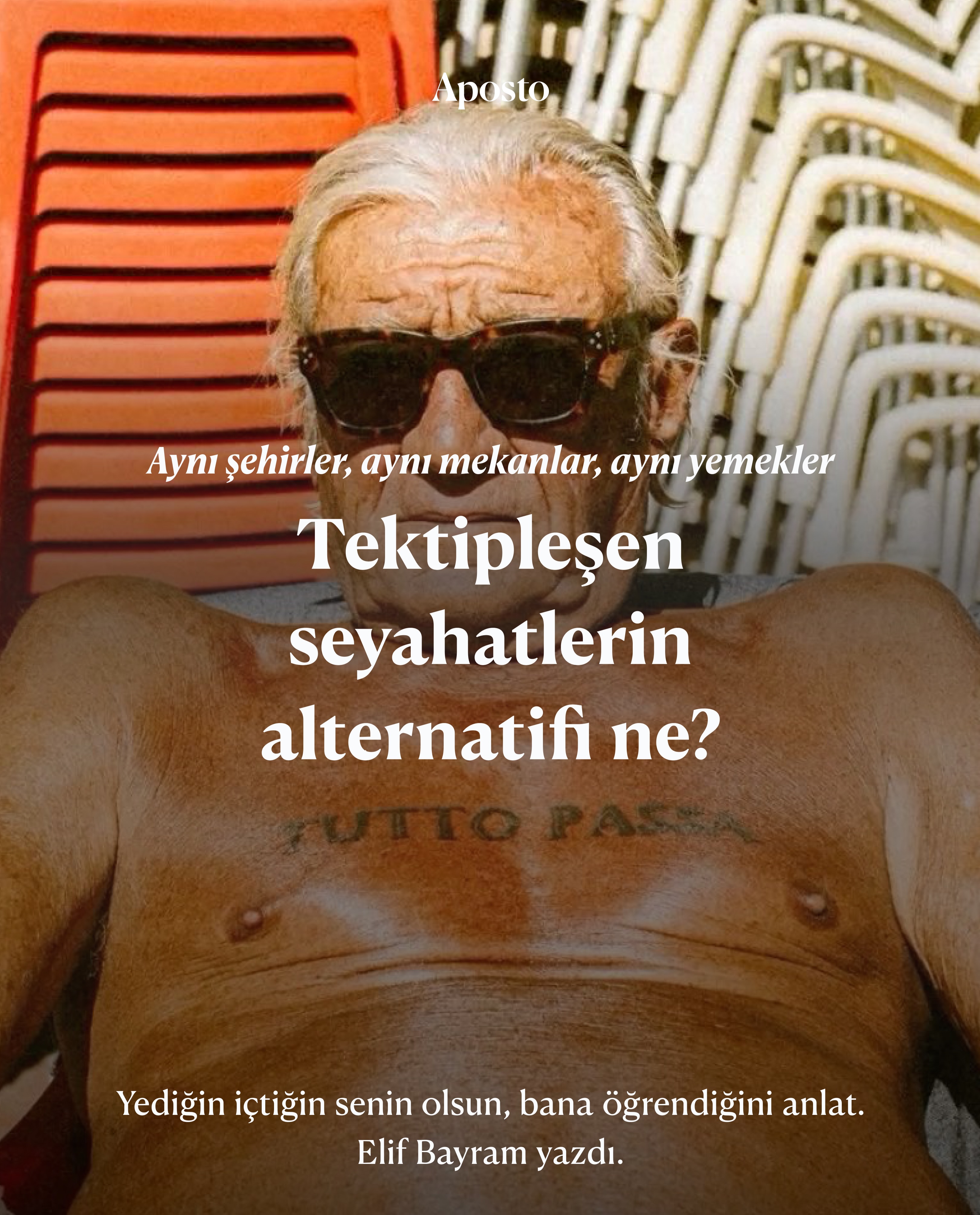 Kültürel değer üretme biçimi değişiyor. Seyahat de bunun dışında kalmıyor. Seya…
