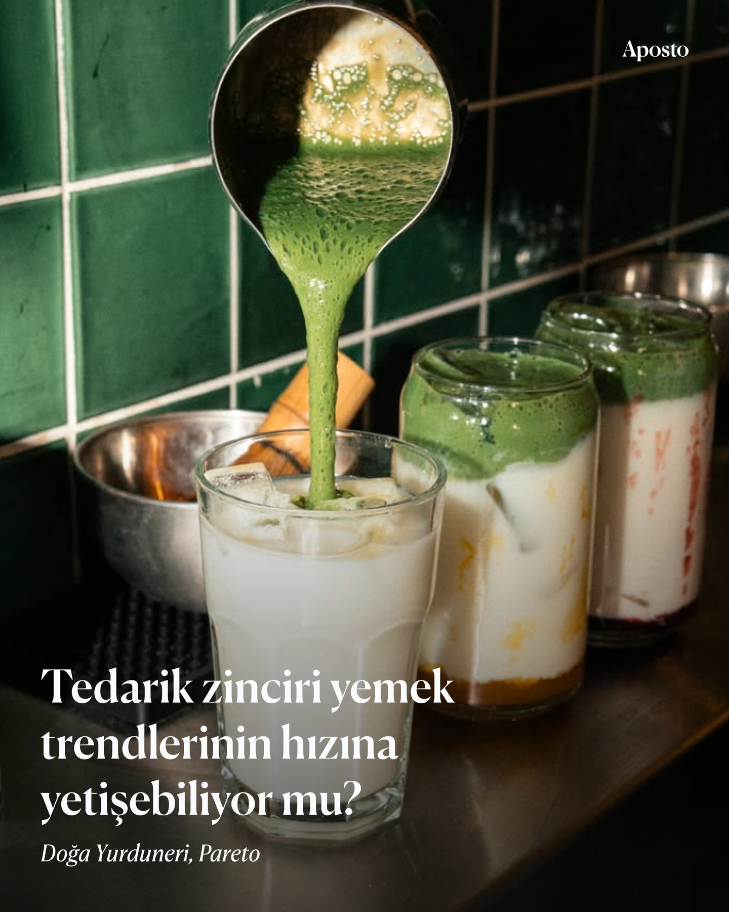Matcha, protein barlar, iki malzemeli Japon cheesecake’i, Gigi Hadid makarnası,…