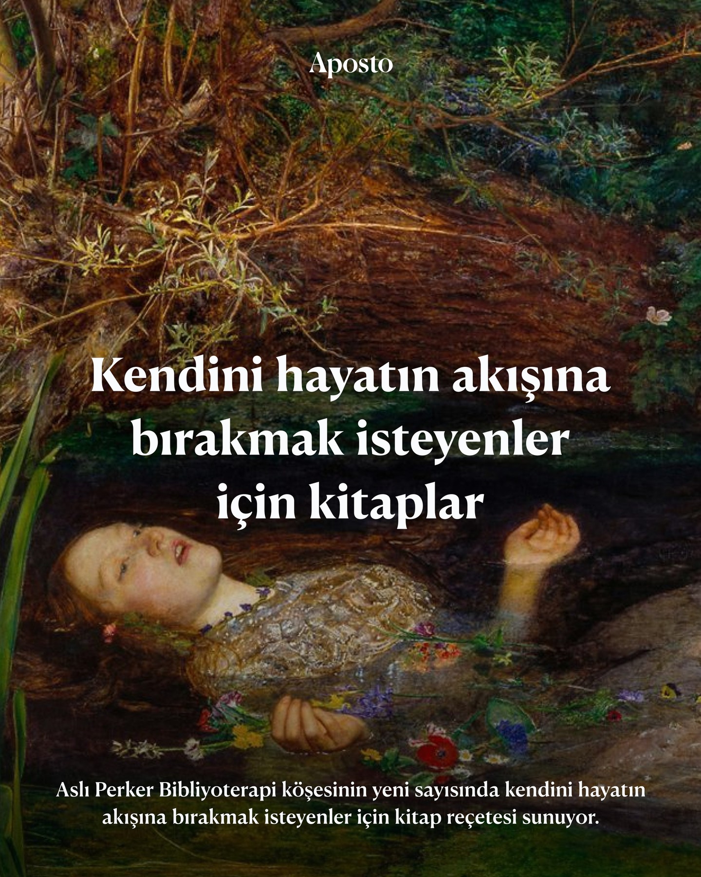 'Bir şey olmak zorunda mıyız? Hayır, ama amaçsızca nehirde akarken karşımıza çı…